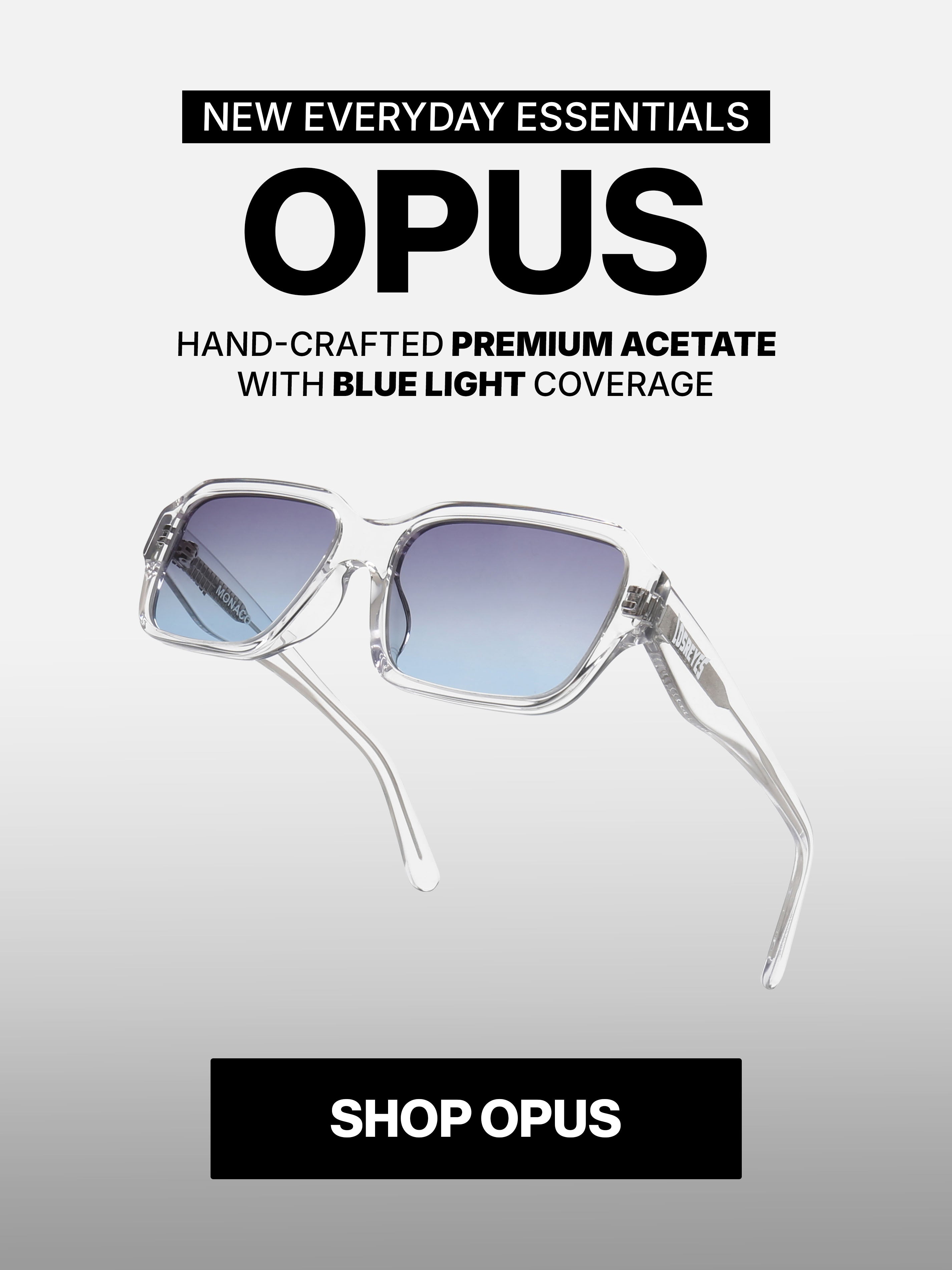【新品】Opus 001 “ver. President” Small LosReyes OPUS Sunglasses | Premium Acetate Blue Light & UV400