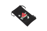 Watermelon character design on LosReyes Candy Collection sunglasses pouch for kids and youth.