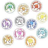 LosReyes Galaxy Prime sticker bundle featuring collectible planet characters wearing wraparound sports sunglasses — motivational space-themed decals with positive quotes like “Born from Stardust” and “Shine Brighter Than the Stars”, perfect for decorating laptops, notebooks, water bottles, and more