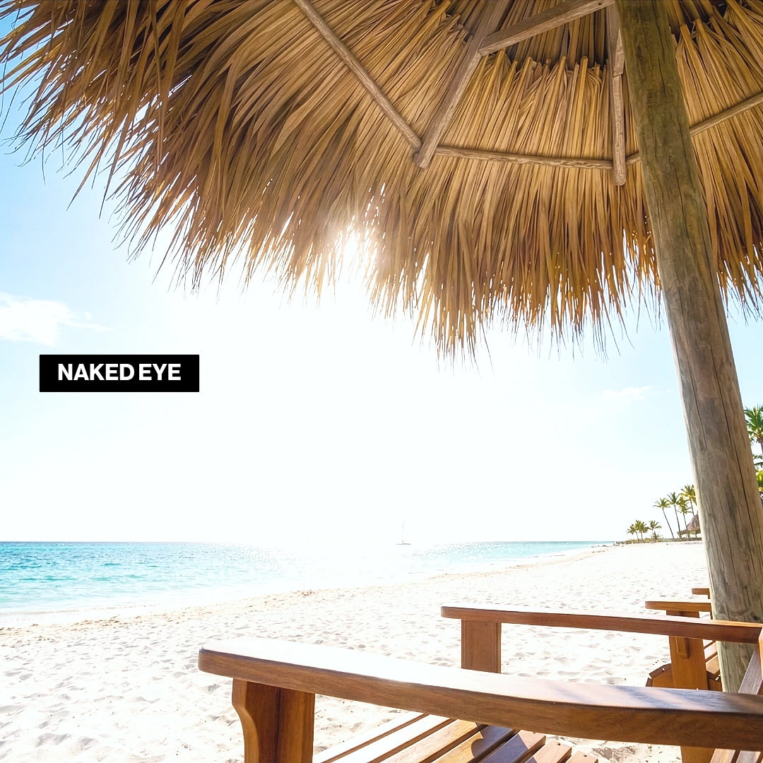 Without LosReyes sunglasses, sun glare from the ocean and sand can strain your eyes; LosReyes sunglasses are made to help keep beach vision comfortable.