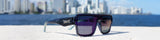Lifestyle sunglasses LosReyes Omega collection sunglasses Poseidon  polarized lens, picture in Miami