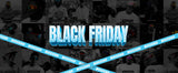LosReyes Black Friday BOGO50 sale banner for sunglasses, featuring athletes wearing polarized LosReyes eyewear in a modern blue-themed design
