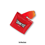 LOSREYES Elevate Cherry sport sunglasses with red lens and red resealable packaging