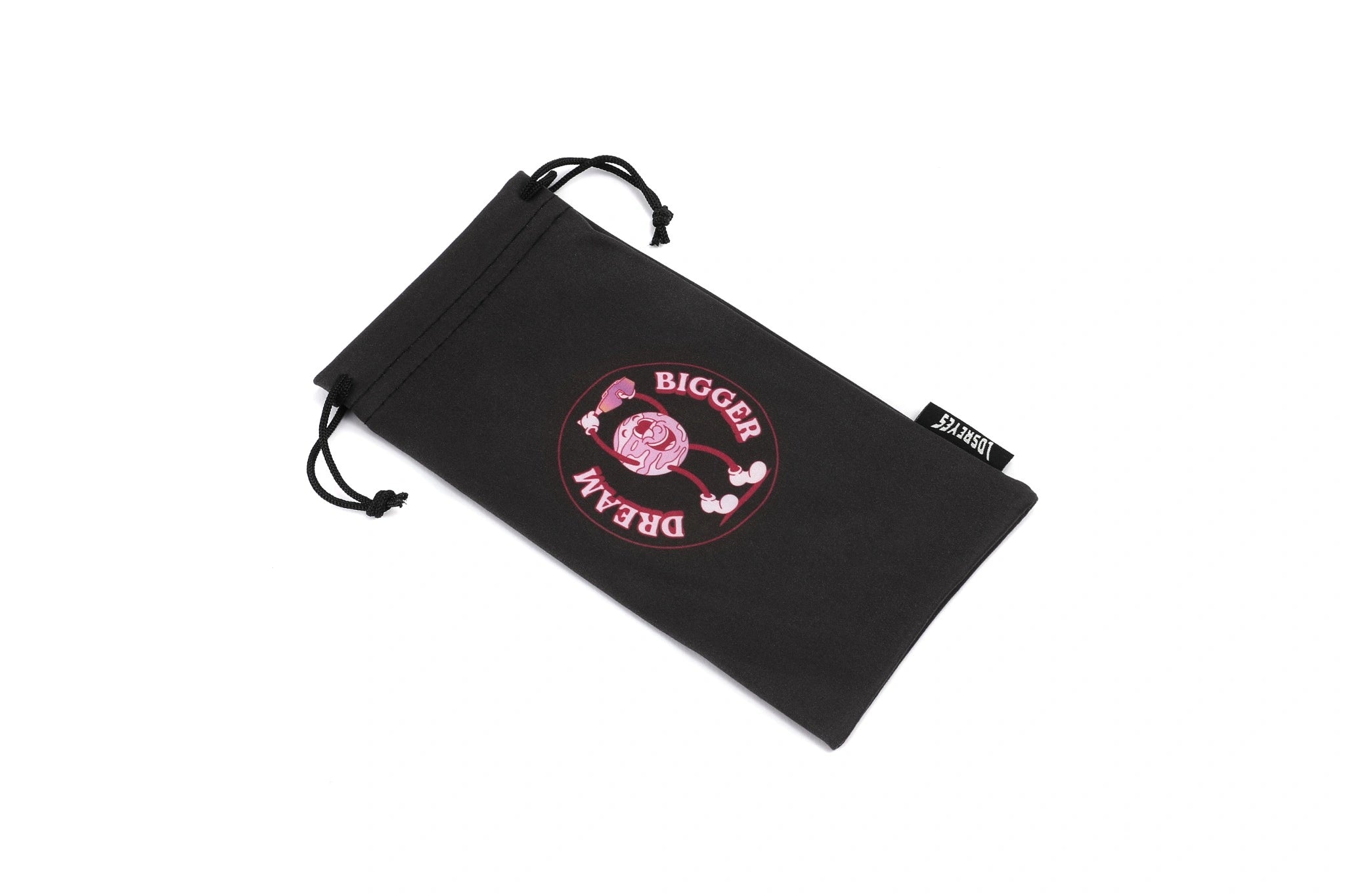 Venus inspired design from LosReyes Galaxy Collection on black sunglasses pouch