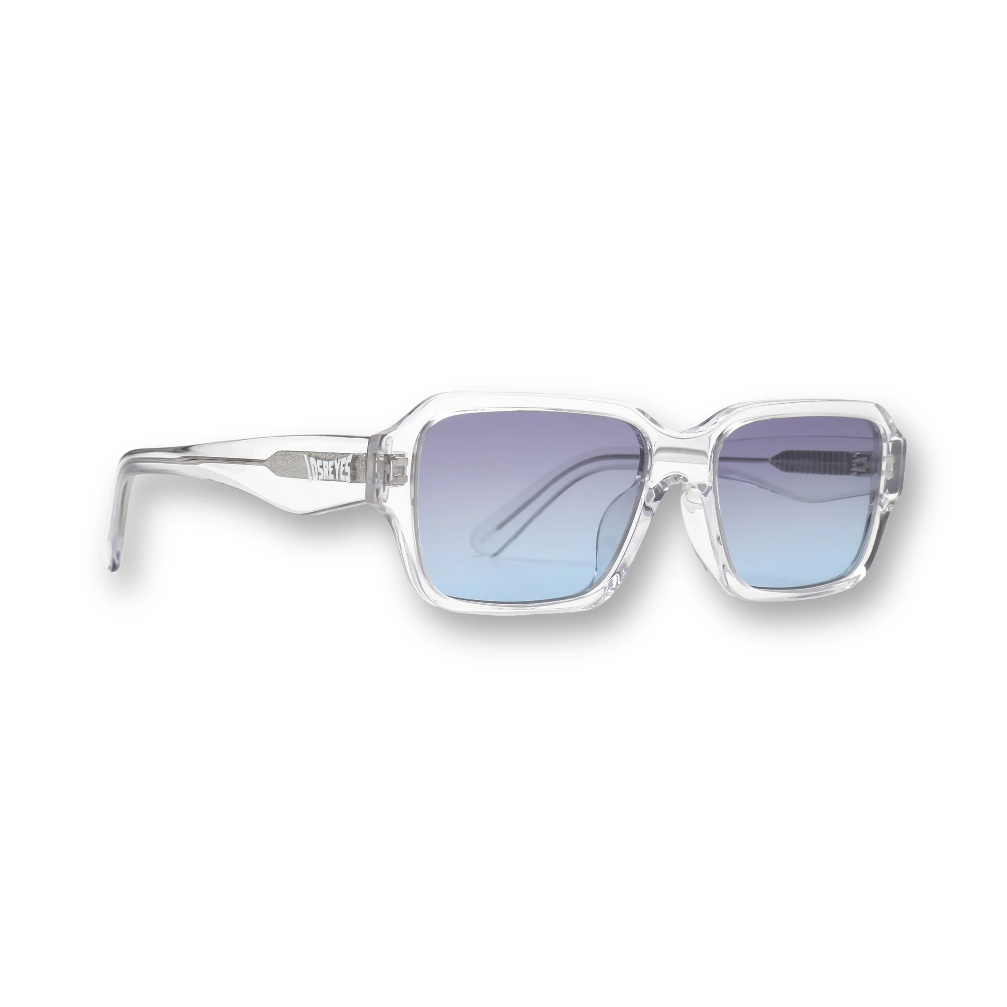 LosReyes OPUS Monaco transparent acetate sunglasses with blue light filtering and UV400 lenses front view