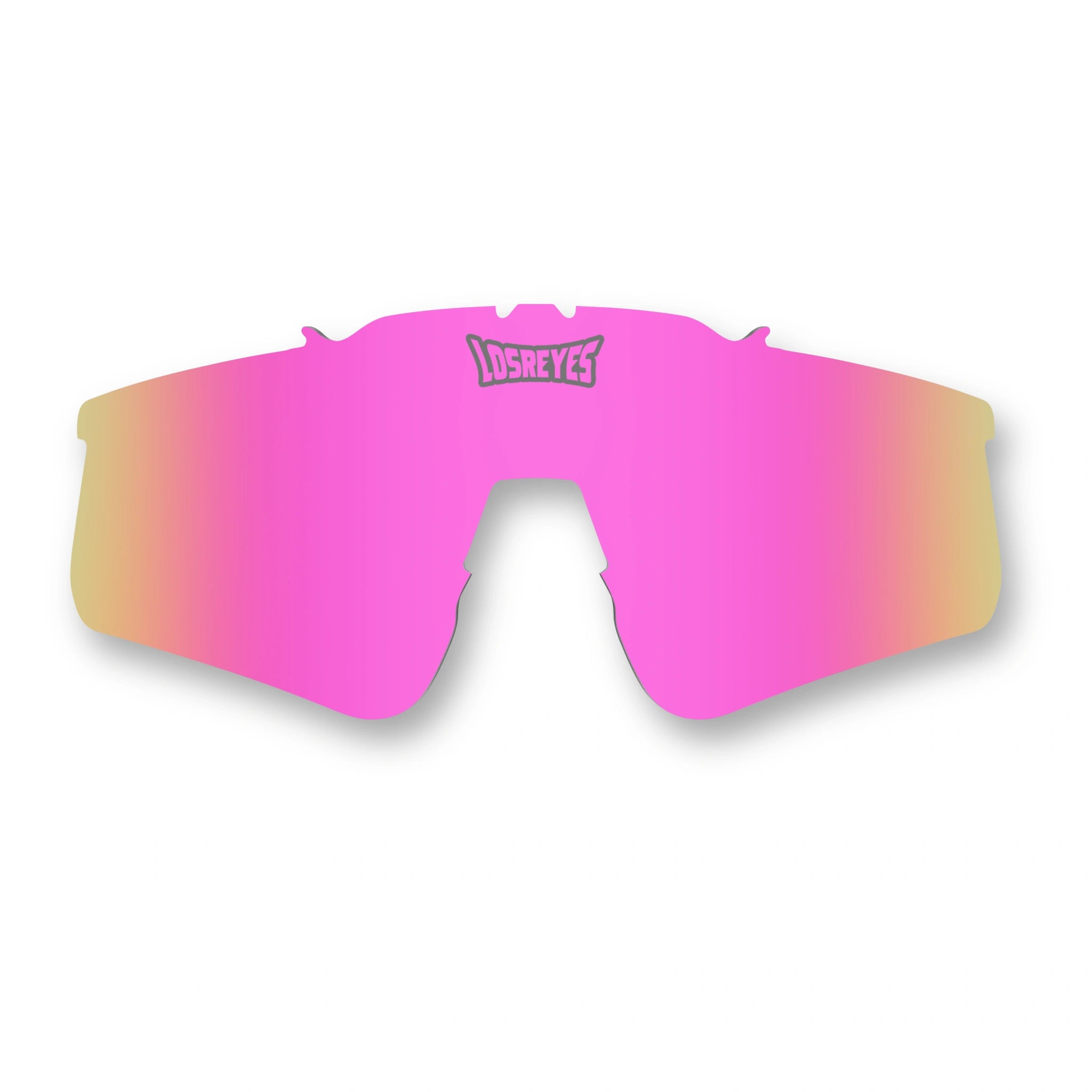 Pink mirrored PRIME polarized UV400 replacement lens for snow goggles