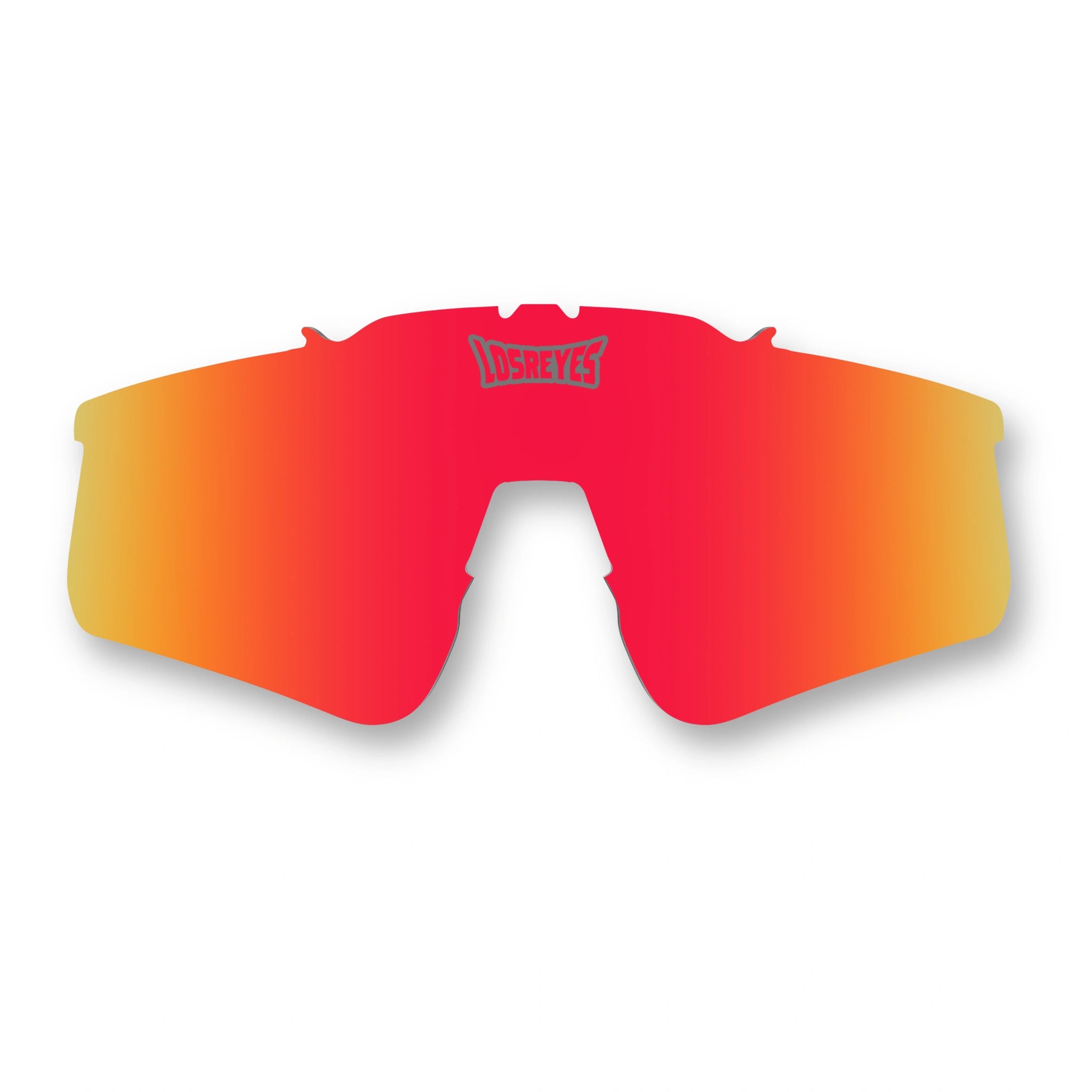 Red mirrored PRIME polarized UV400 replacement lens with UV400 protection