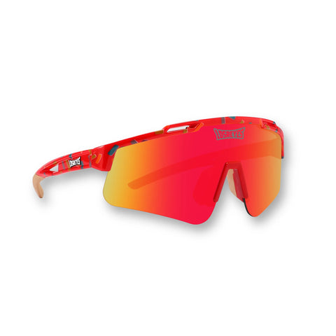 Cream Red Youth Baseball Sunglasses – Impact-Resistant UV400